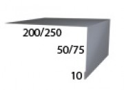 Околооконная планка простая (200х50; 200х75; 250х50; 250х75)