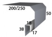 Околооконная планка сложная фигурная (200х50; 250х50)